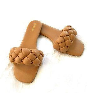 EXPRESS Paded Braided Sandals